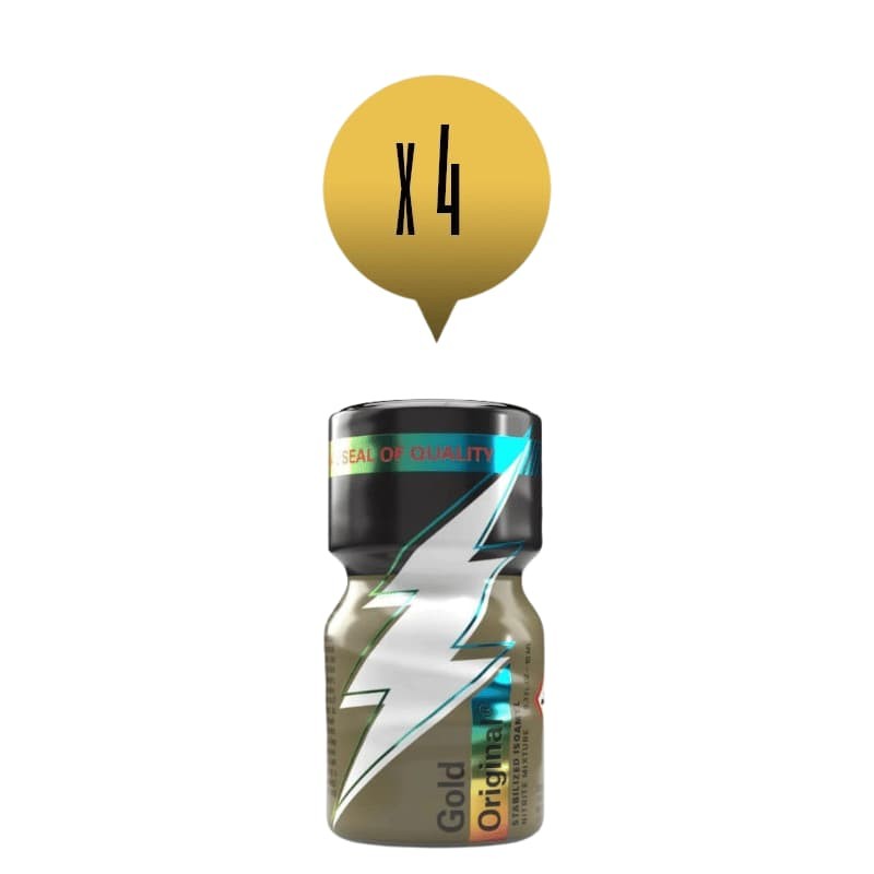 Pack Poppers Original Gold 10ml x4