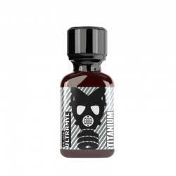 Poppers Ultramyl Titanium 24ml – frasco de vidro com nitrito de amilo vegetal ultra strong