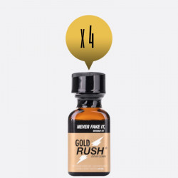 Pack Poppers Gold Rush 24ml x4
